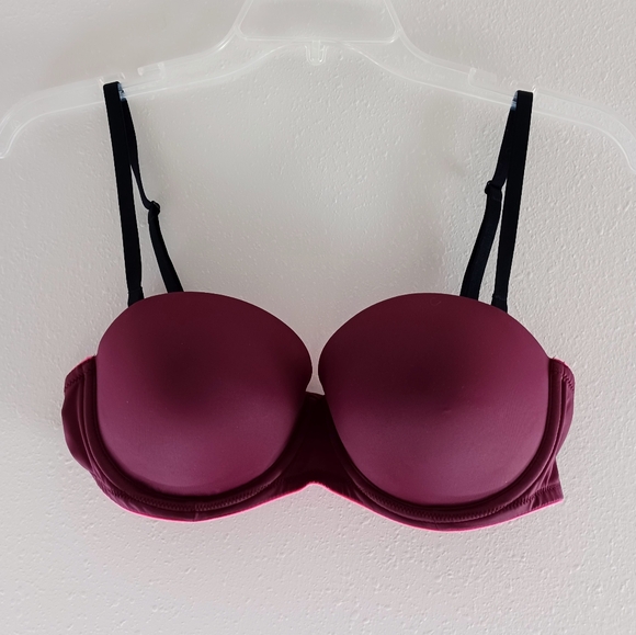 PINK Victoria's Secret Wear Everywhere Push Up Strapless Bra, 34C - Picture 1 of 13